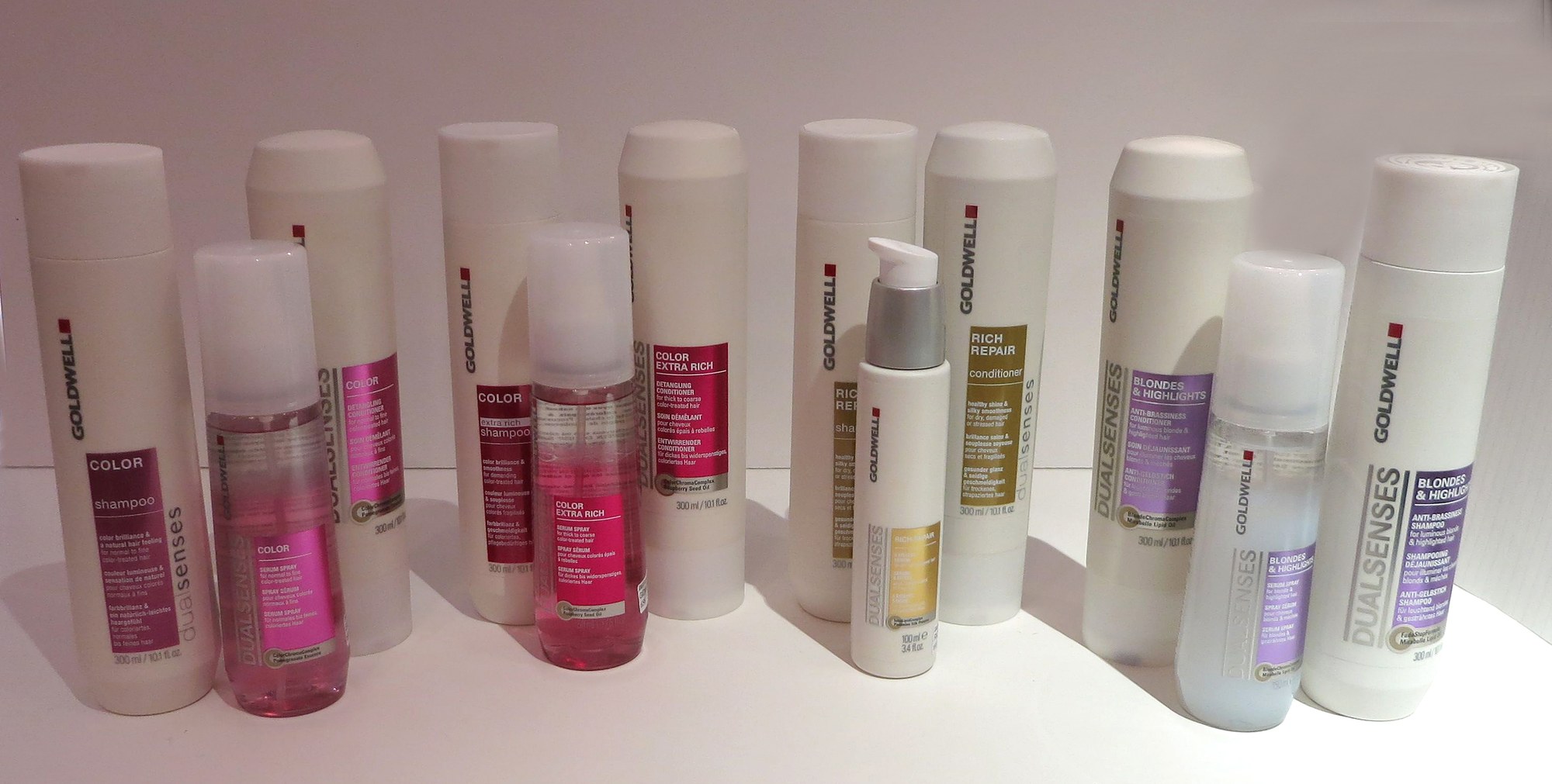 Goldwell styling and finishing products at Defusion Hair Salon