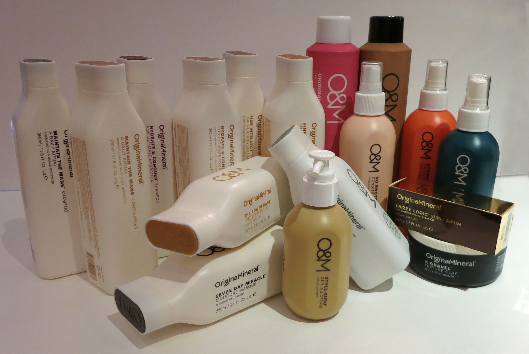 Original & Mineral clean haircare collection at Defusion Hair Salon